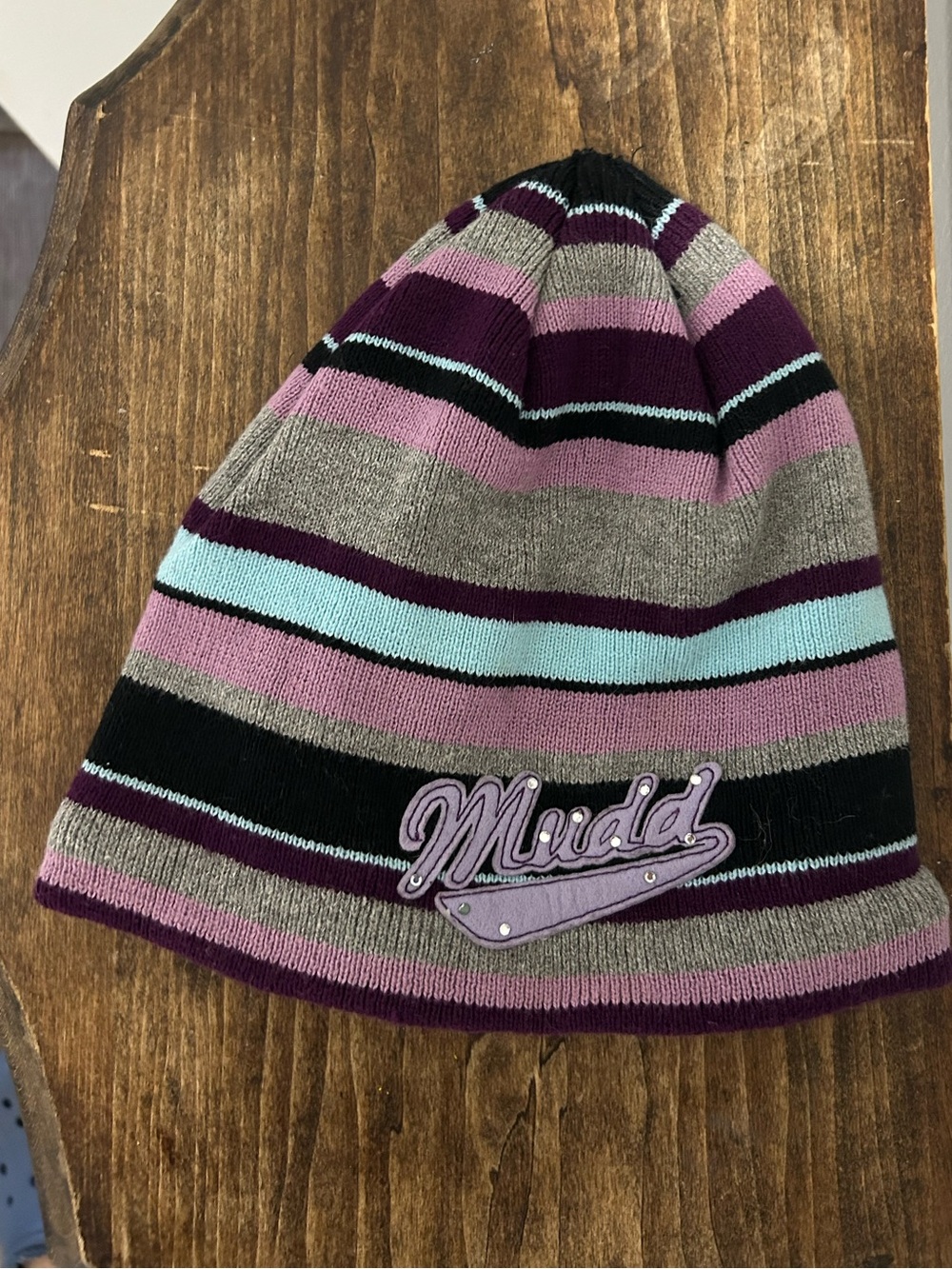 Mudd Kids Striped Knit Beanie - 2000s